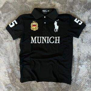 Black Polo by Ralph Lauren Munich Men's Shirt